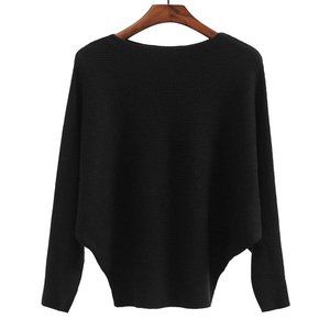 Ckikiou Boatneck batwing Dolman Sweater one size 6 8 10 12 14